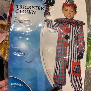 Toddler 2T clown Halloween costume